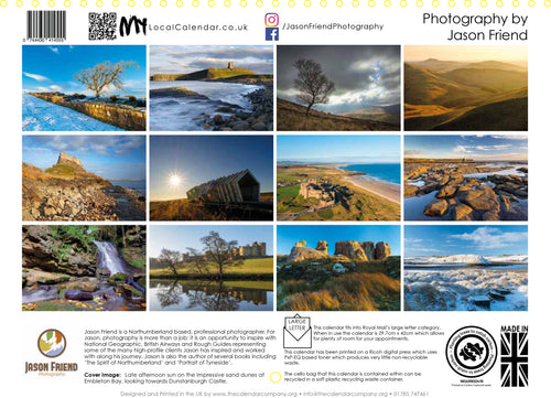 Northumberland Wall Calendar