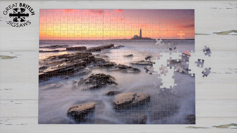 St Mary’s Lighthouse, Whitley Bay, 1000 Piece Jigsaw Puzzle